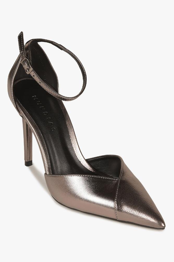 Scarpin Feminino Mundial Ranna Prata Velho 4