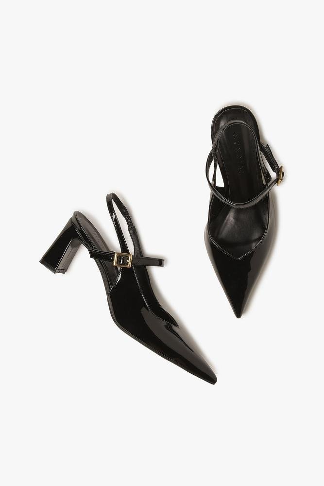 Sapato Feminino Slingback Mundial Veronika Preto 3