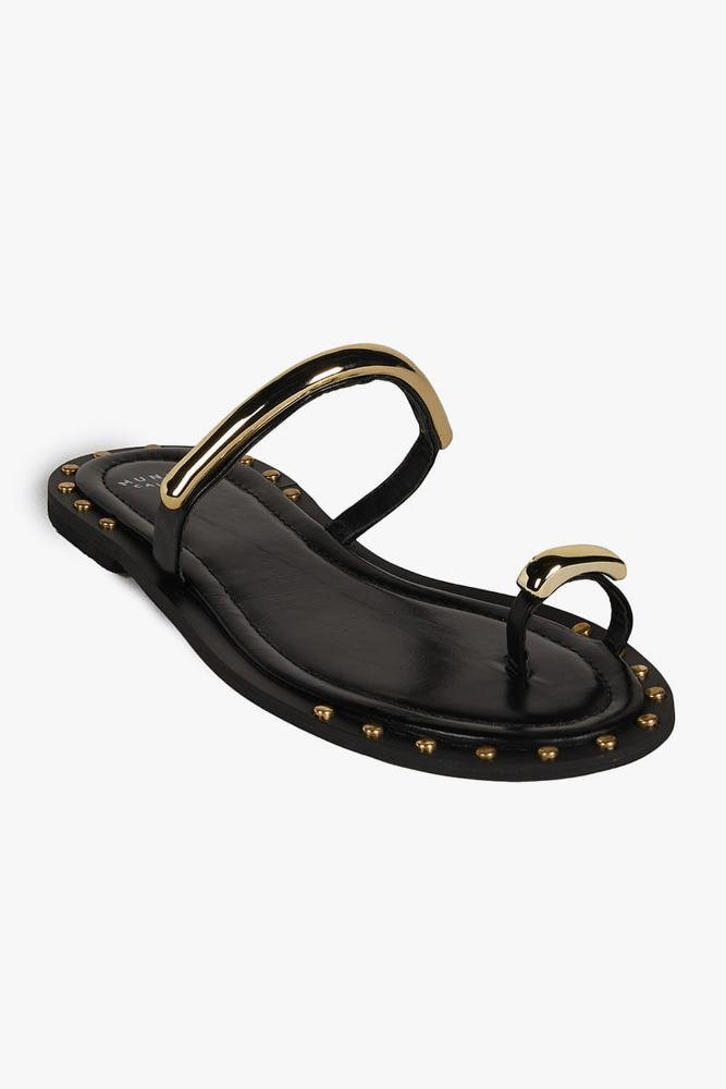 Rasteira Feminina Mundial Calliope Preto 5