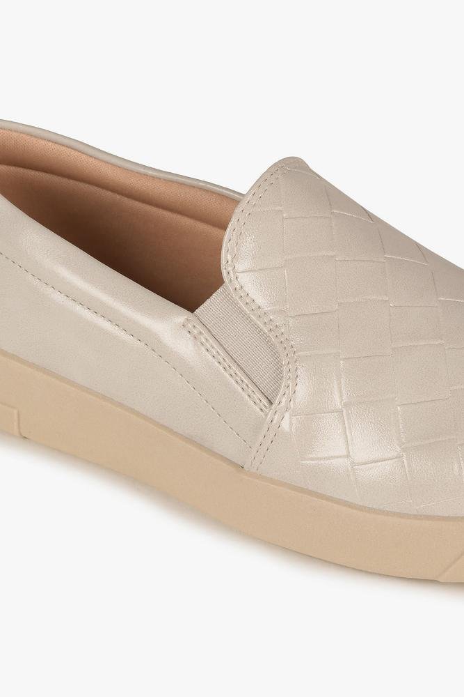 Tênis Feminino Slip On Mundial Leandra Off White 2