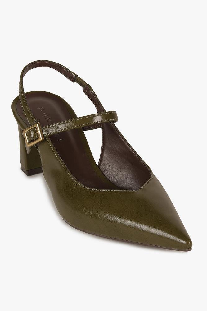 Sapato Feminino Slingback Mundial Veronika Verde 4