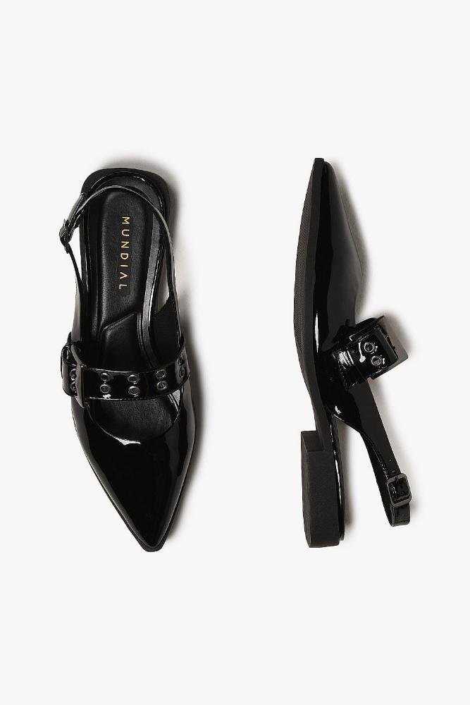 Sapatilha Feminina Slingback Mundial Catrina Preto 3