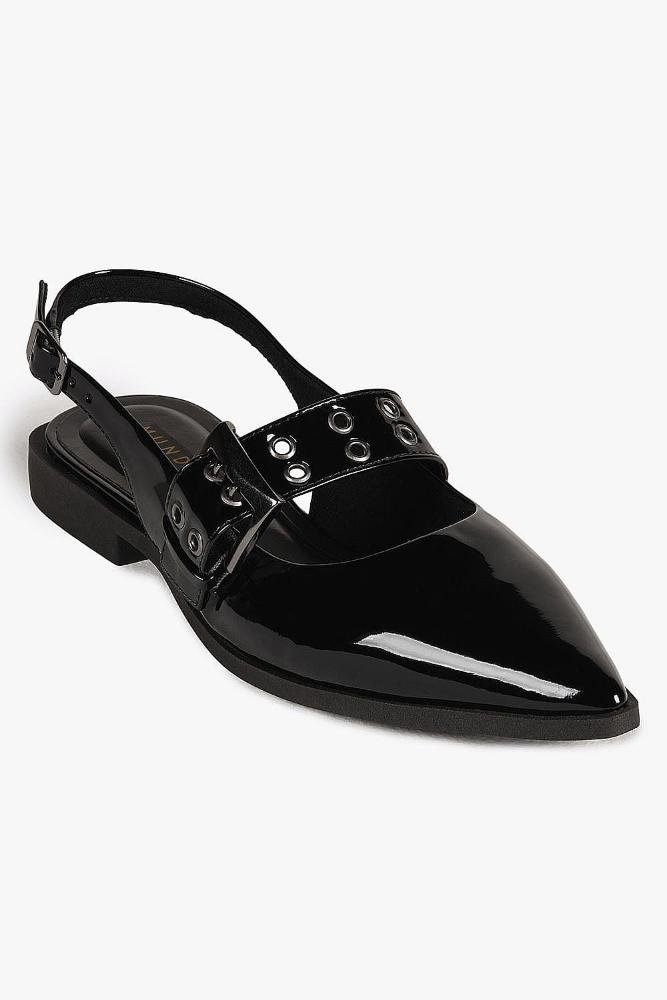Sapatilha Feminina Slingback Mundial Catrina Preto 4