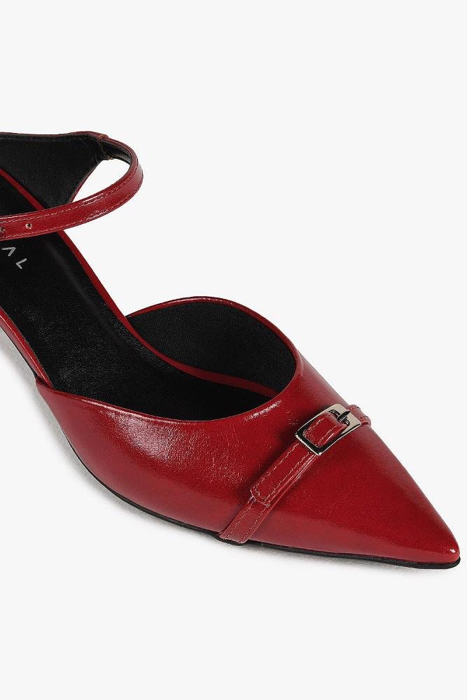Mule Feminino Mundial Bethany Vermelho 3