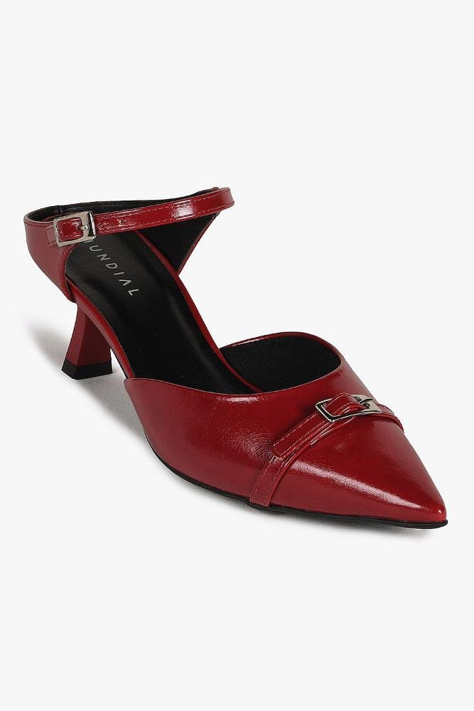 Mule Feminino Mundial Bethany Vermelho 5