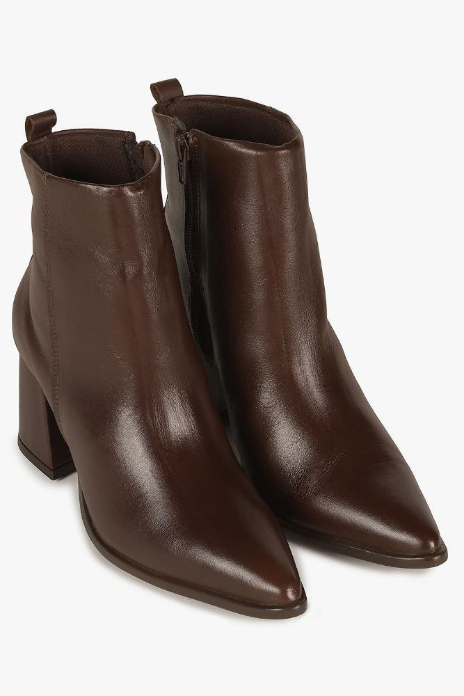 Bota Feminina Cano Médio Mundial Gabriele Café 4