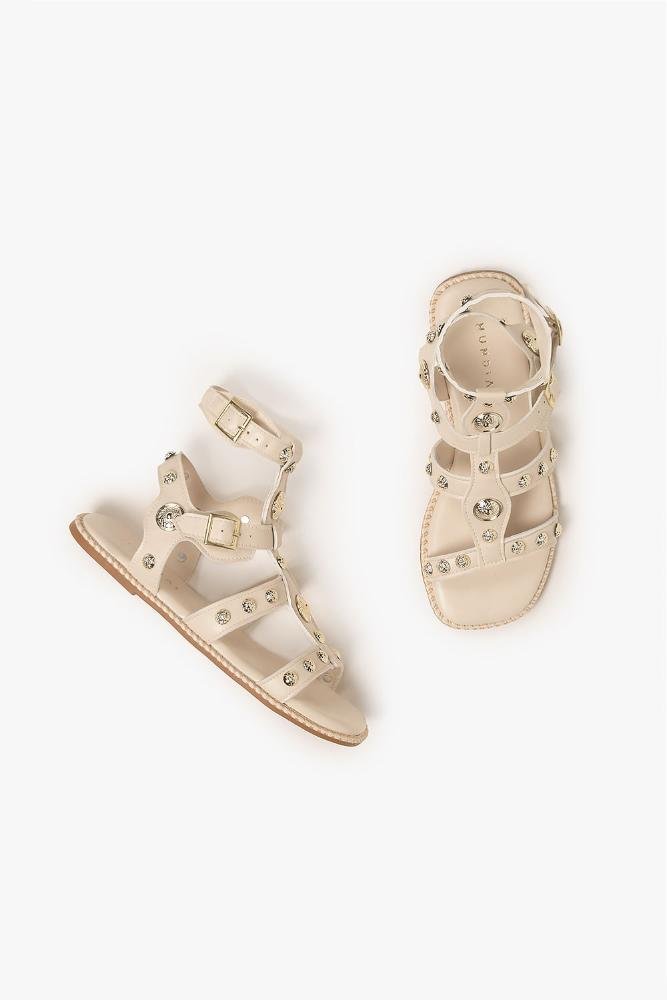Rasteira Feminina Mundial Selenna Off White 3
