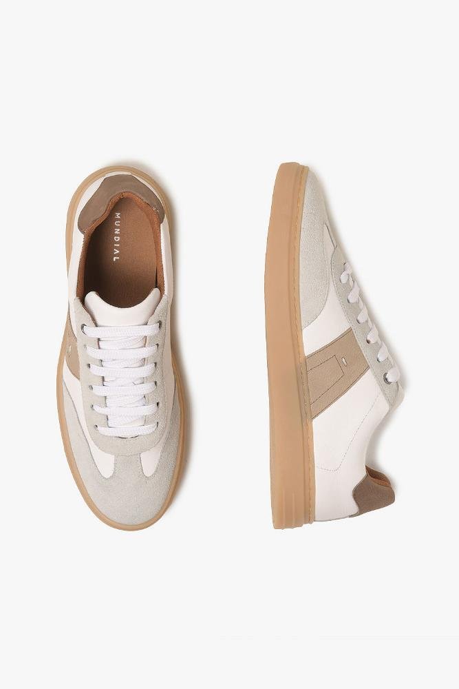tênis Masculino Mundial Casual Paris Branco 3