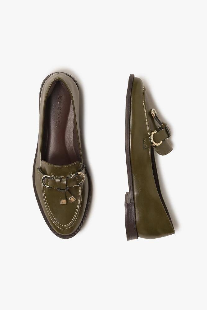 Mocassim Feminino Mundial Clementini Verde 3