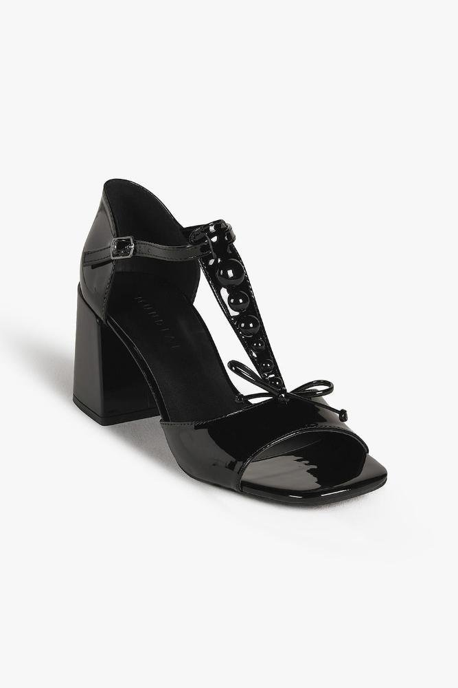 Sandália Feminina Peep Toe Mundial Luciele Preto 5