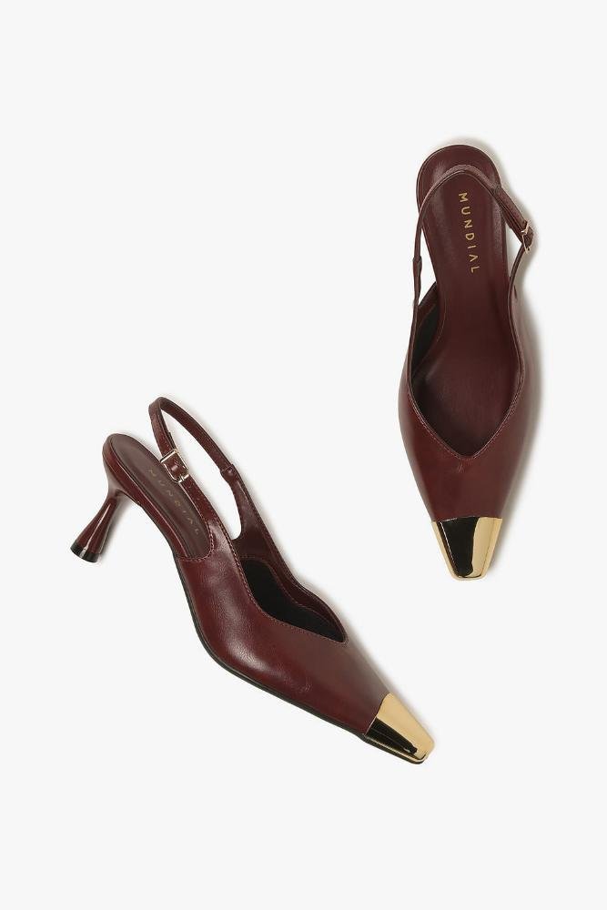 Scarpin Feminino Slingback Mundial Andressa Vermelho 3