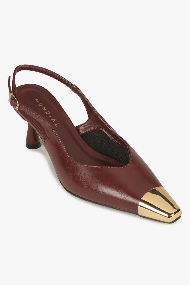 Scarpin Feminino Slingback Mundial Andressa Vermelho 4