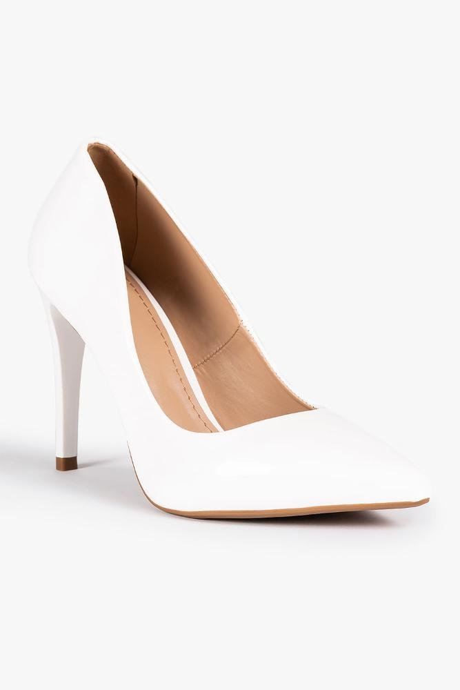Scarpin Feminino Salto Alto Mundial Jayne Branco 4