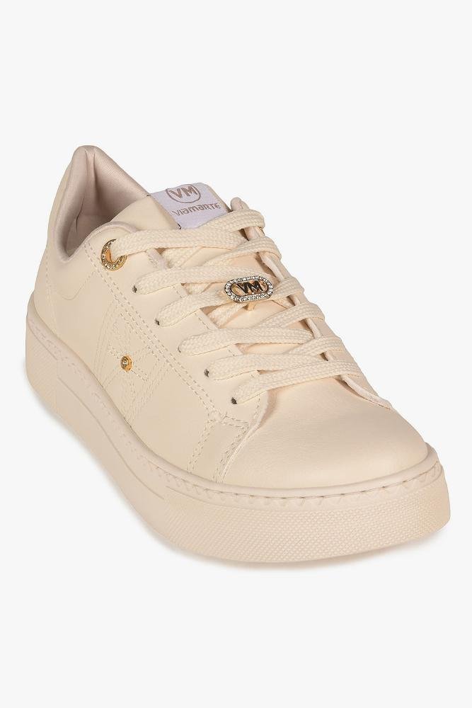 Tênis Feminino Via Marte Nieli Bege 4