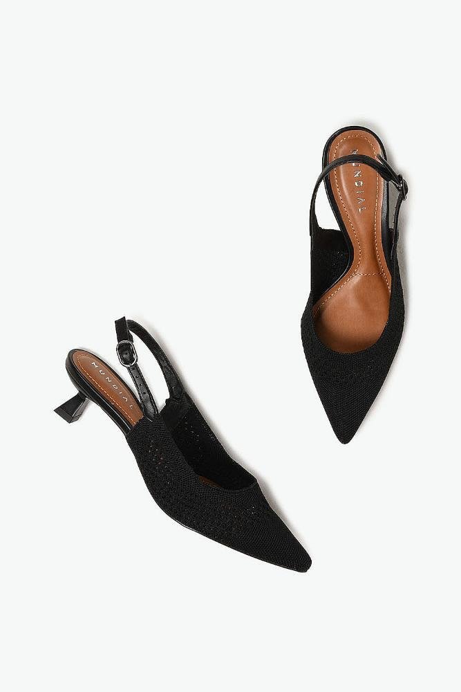 Scarpin Feminino Slingback Mundial Izolda Preto 3
