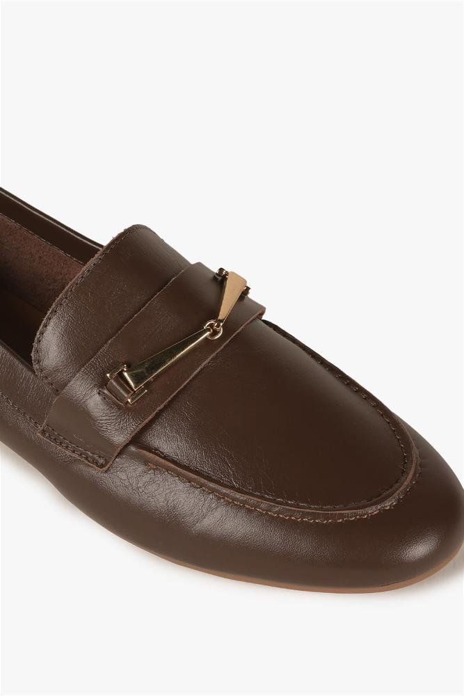 Mocassim Feminino Mundial Lea Marrom 2