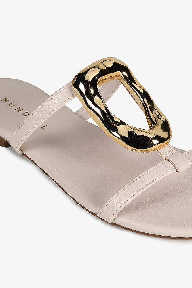 Rasteira Feminina Mundial Lucyle Off White 2