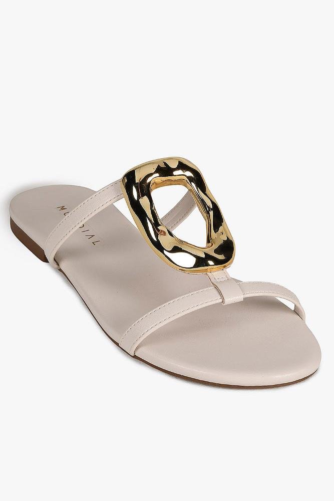 Rasteira Feminina Mundial Lucyle Off White 4