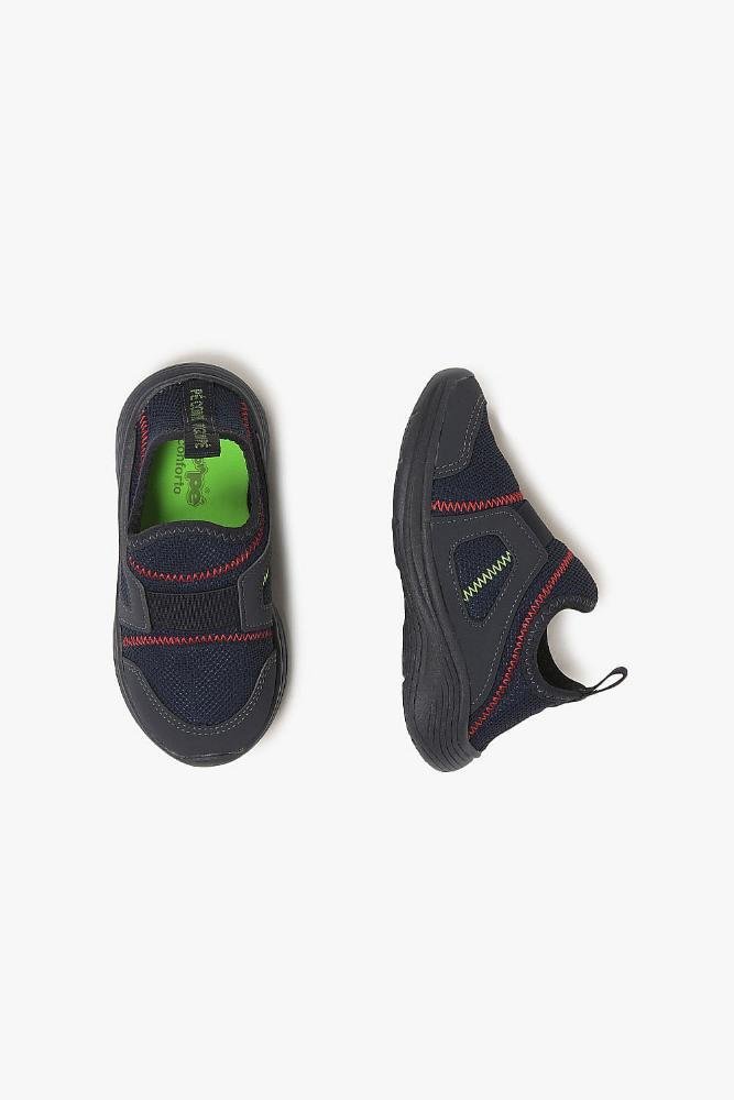Tênis Infantil Pé Com Pé Beny Slip On Baby Azul Marinho 3