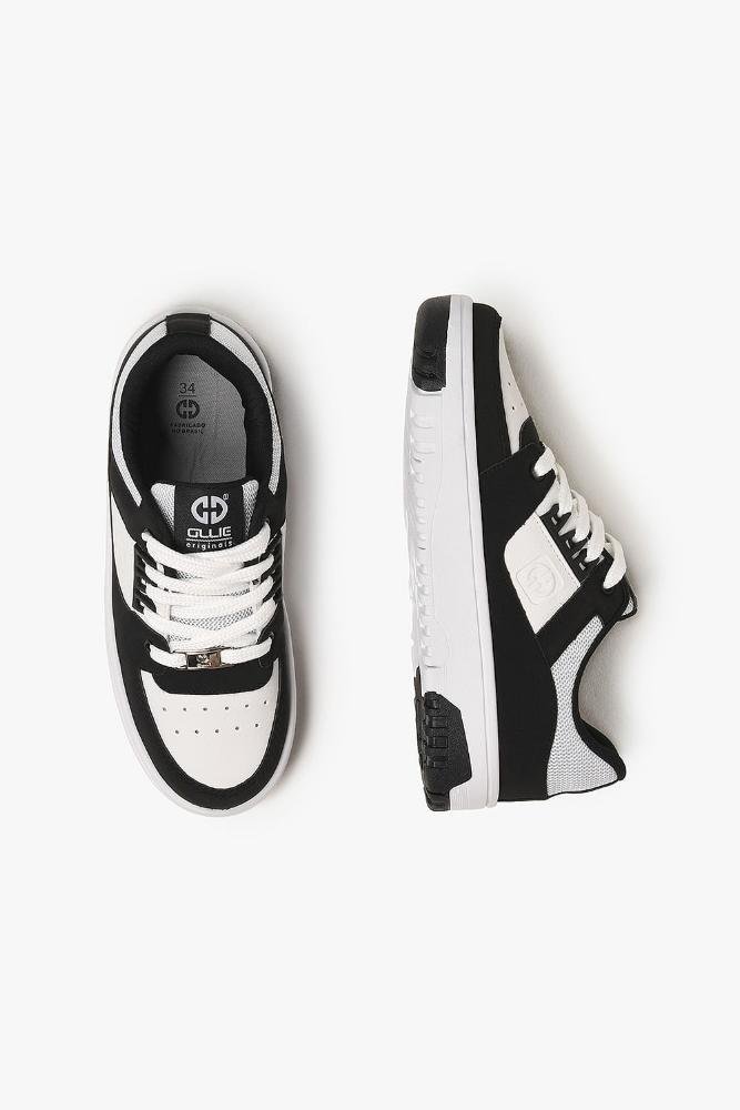 Tênis Infantil Ollie Rocky Branco/Preto 3