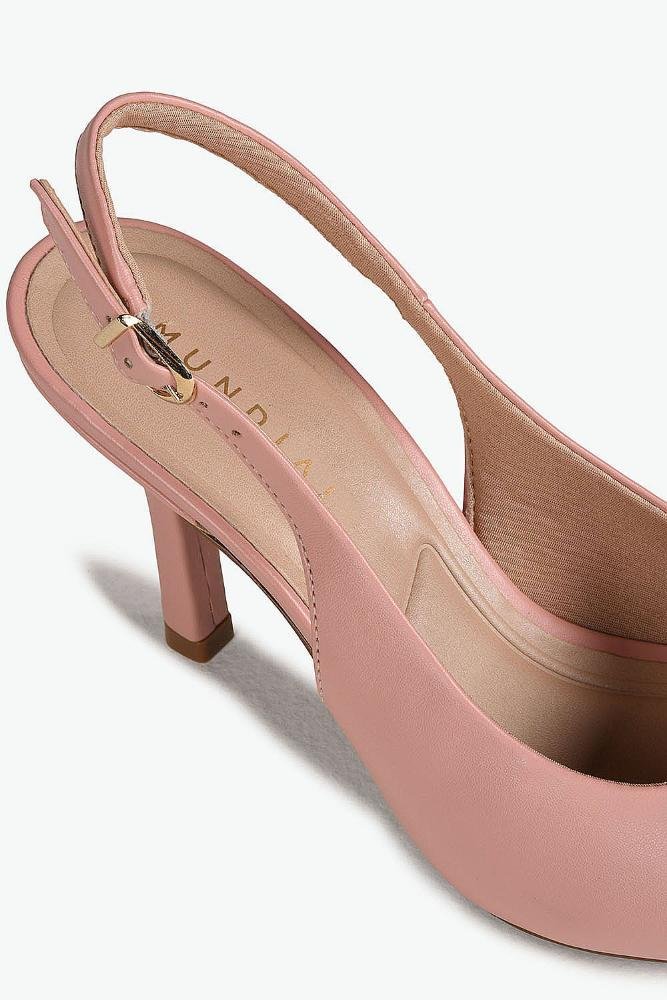 Sapato Feminino Slingback Mundial Sofia Rosa 2