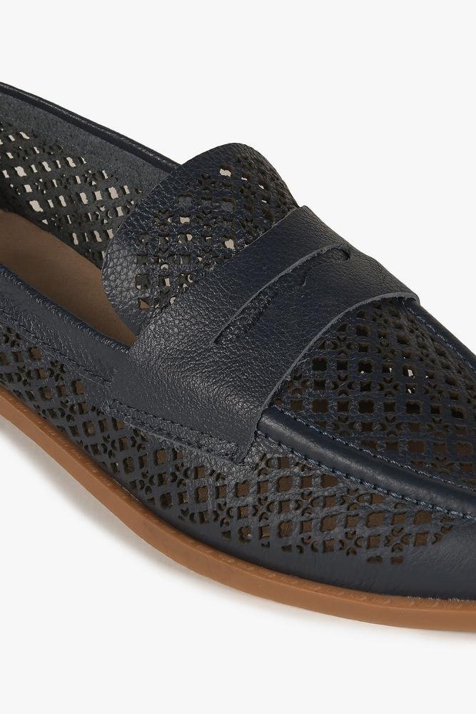 Mocassim Feminino Mundial Alcione Azul Marinho 2