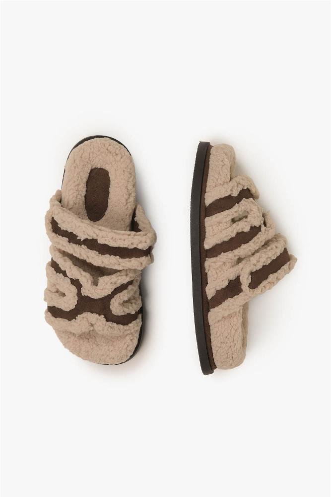 Tamanco Feminino Flatform Mundial Marina Café/Off White 3