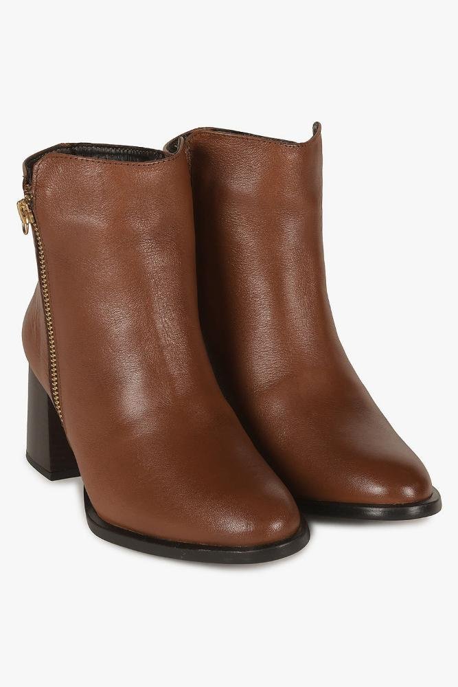 Bota Feminina Cano Curto Mundial Eimear Caramelo 4
