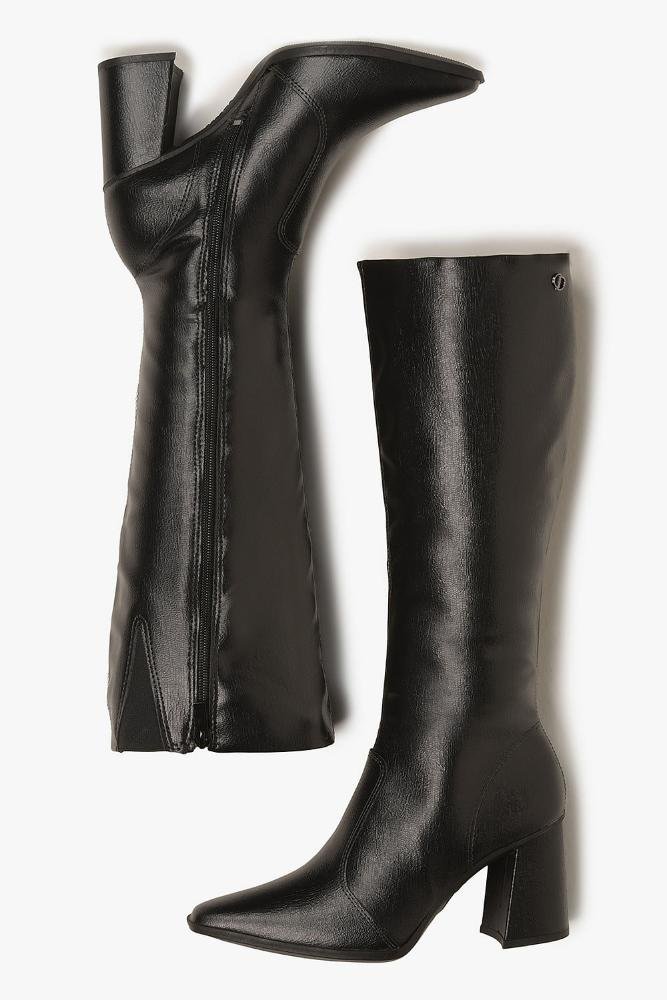 Bota Feminina Cano Alto Dakota Hera Preto 3
