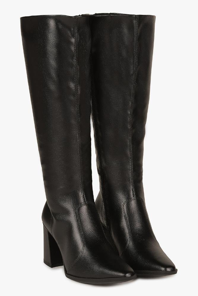 Bota Feminina Cano Alto Dakota Hera Preto 4