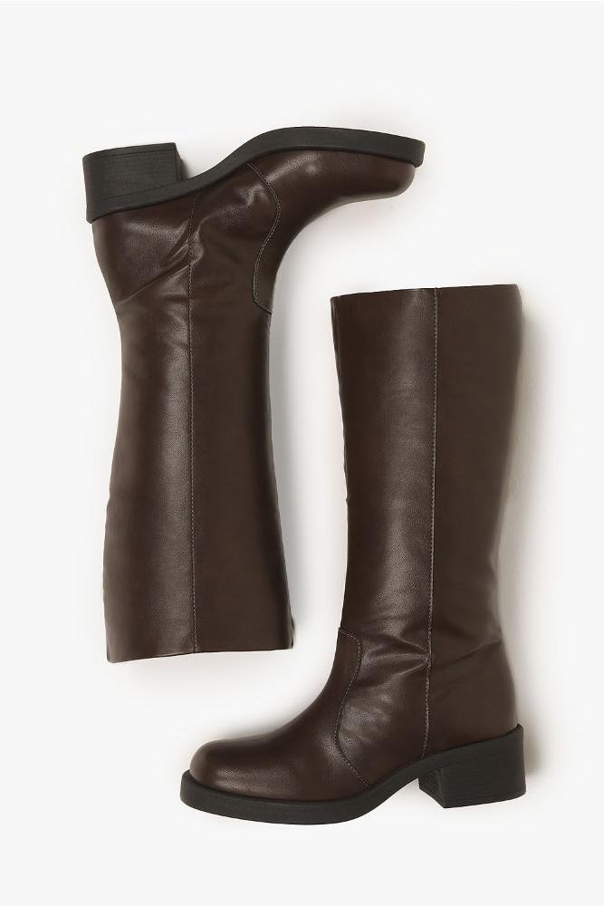 Bota Feminina Cano Alto Mundial Adda Café 3