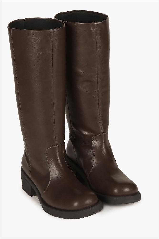 Bota Feminina Cano Alto Mundial Adda Café 4