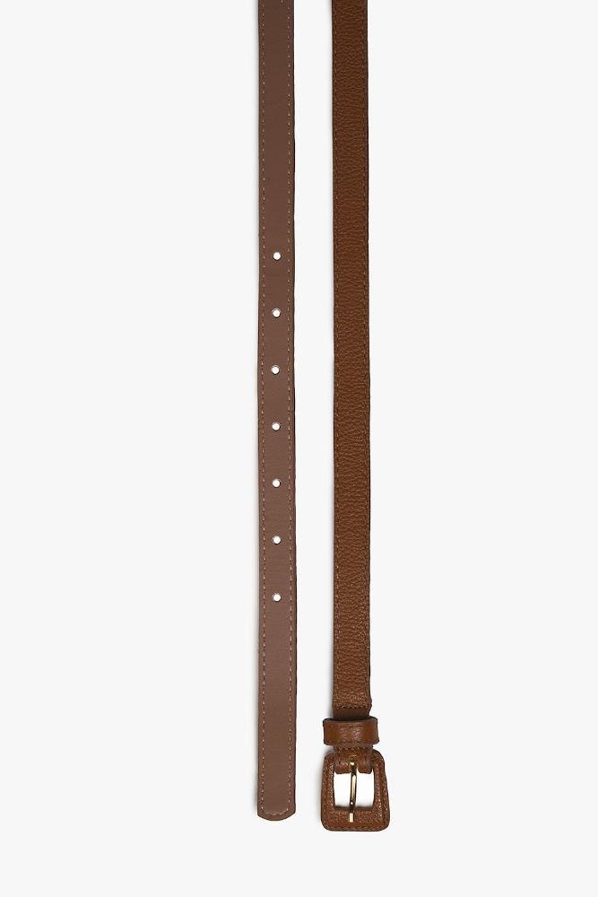 Cinto Feminino Passional Stylo De Couro Metinna Caramelo 3