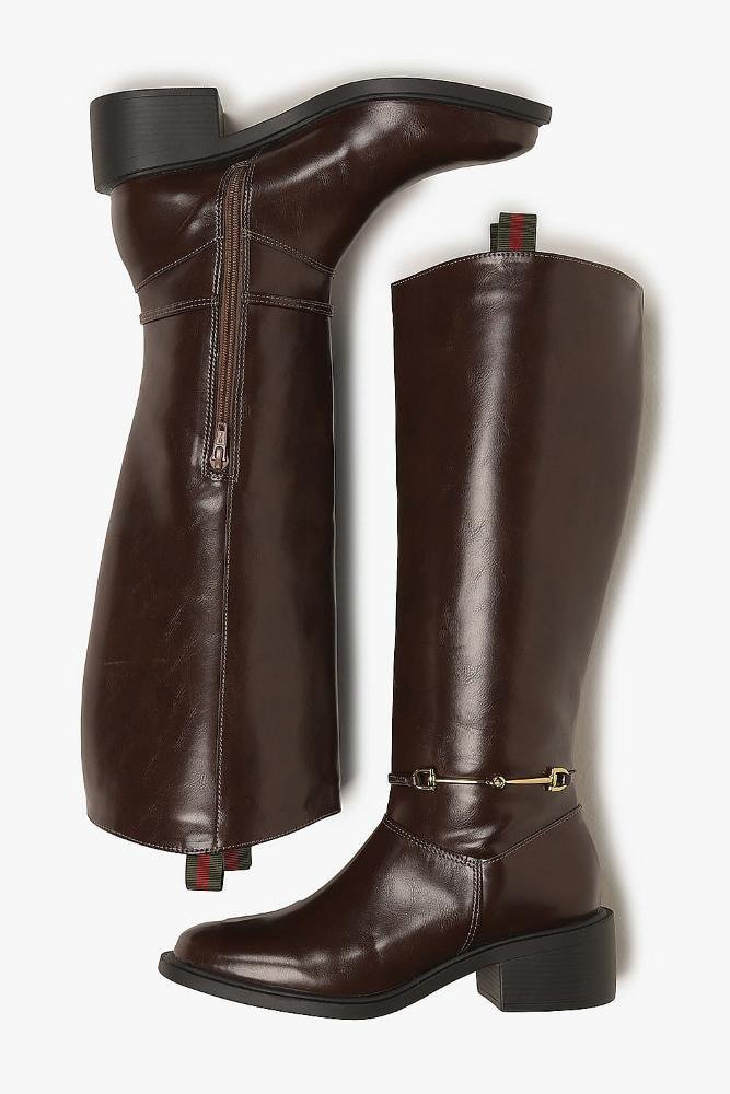 Bota Feminina Cano Alto Mundial Graciele Café 3