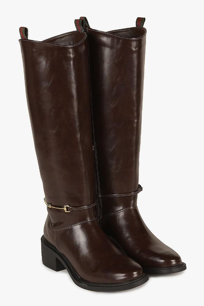 Bota Feminina Cano Alto Mundial Graciele Café 4