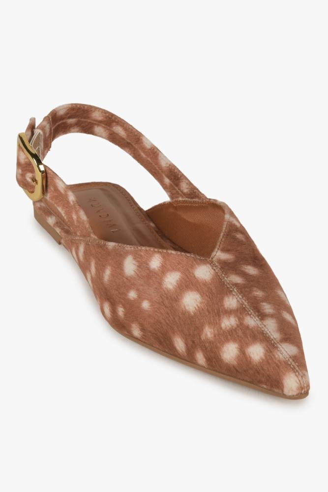 Sapatilha Feminina Slingback Mundial Reese Marrom 3