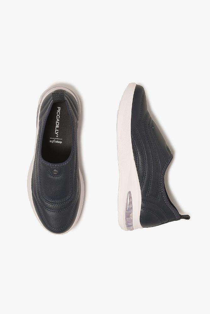 Conforto Feminino Piccadilly SoftStep Skyler Azul Marinho 3