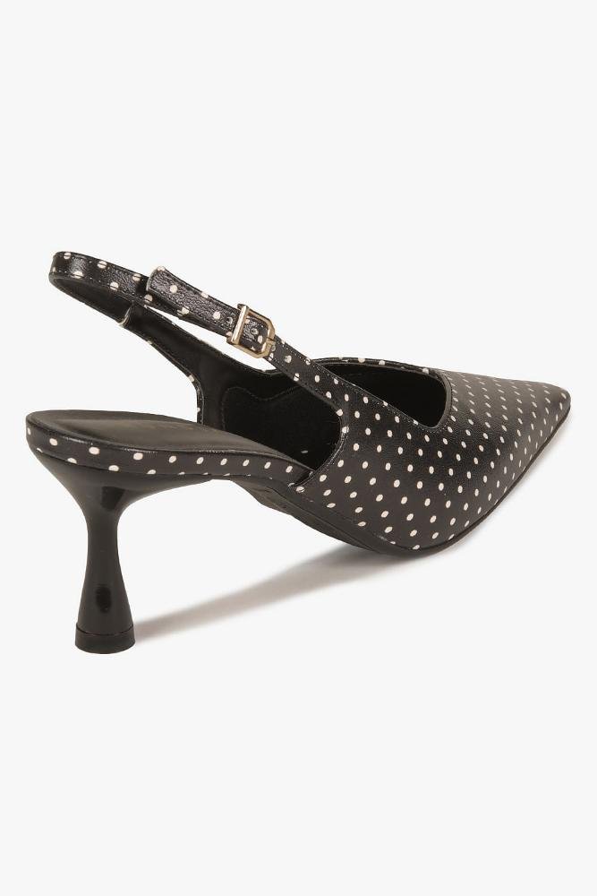 Scarpin Feminino Slingback Mundial Fabianne Preto 4