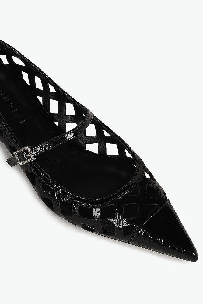 Sapato Feminino De Boneca Mundial Chiara Preto 2