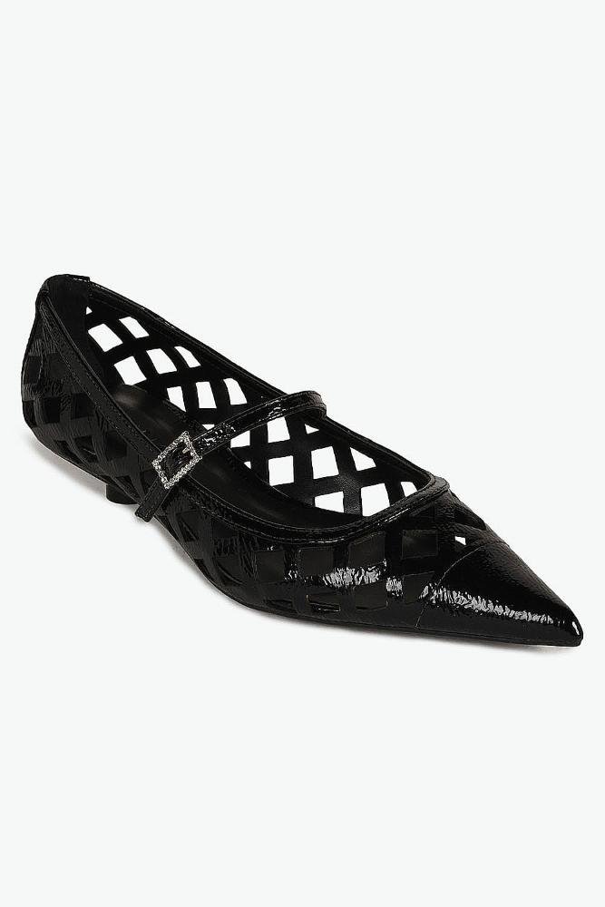 Sapato Feminino De Boneca Mundial Chiara Preto 4