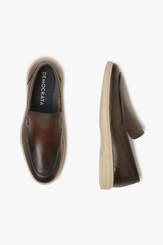 Mocassim Masculino Democrata Tulum Café 3
