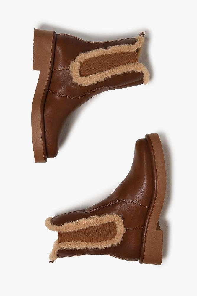 Bota Feminina Chelsea Boot Cano Baixo Mundial Ayira Marrom 3