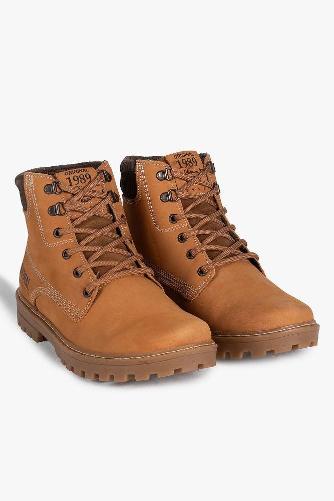 Bota Masculina Pegada Pull Up Caramelo 4