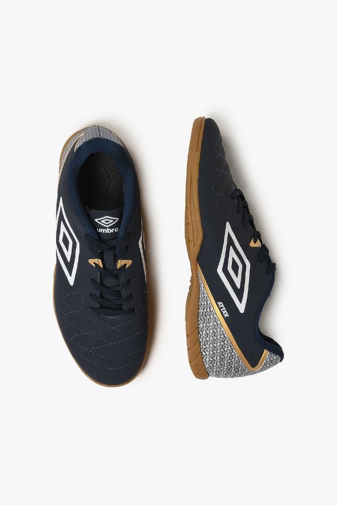Chuteira Masculina Futsal Umbro Attak Eternal Azul Marinho 3