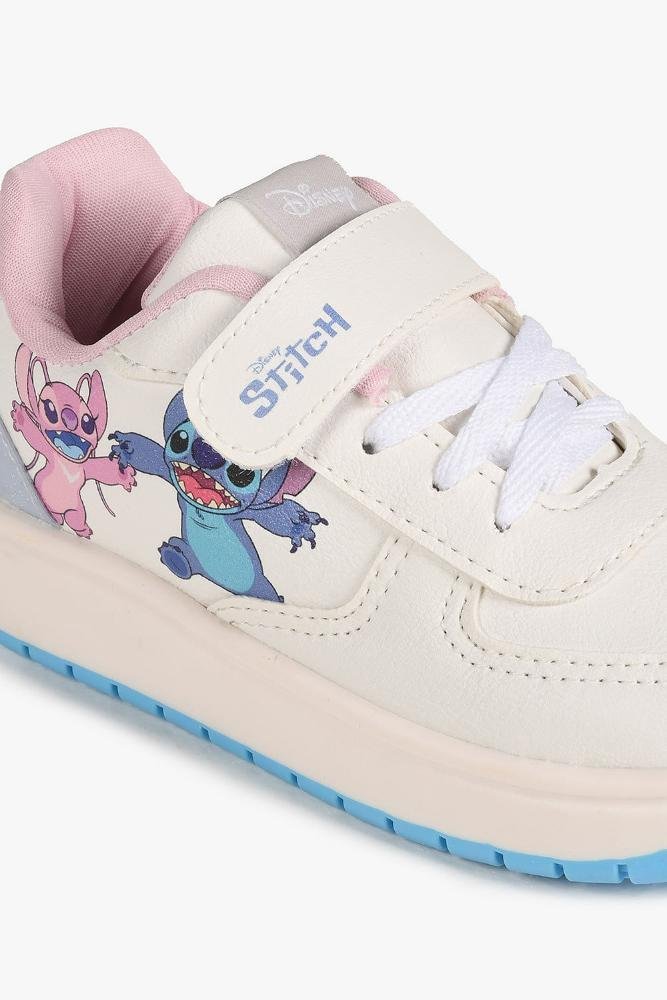 Tênis Infantil Danguinho Stitch e Angel Branco 2