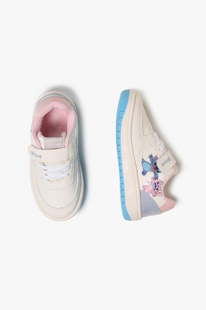 Tênis Infantil Danguinho Stitch e Angel Branco 3