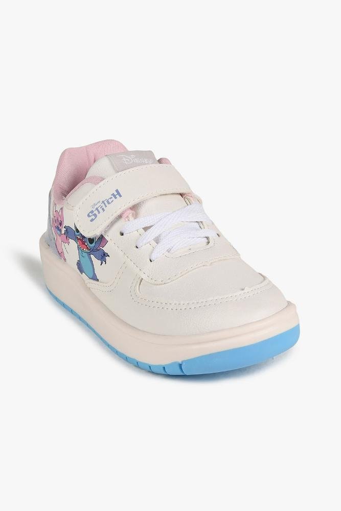 Tênis Infantil Danguinho Stitch e Angel Branco 4