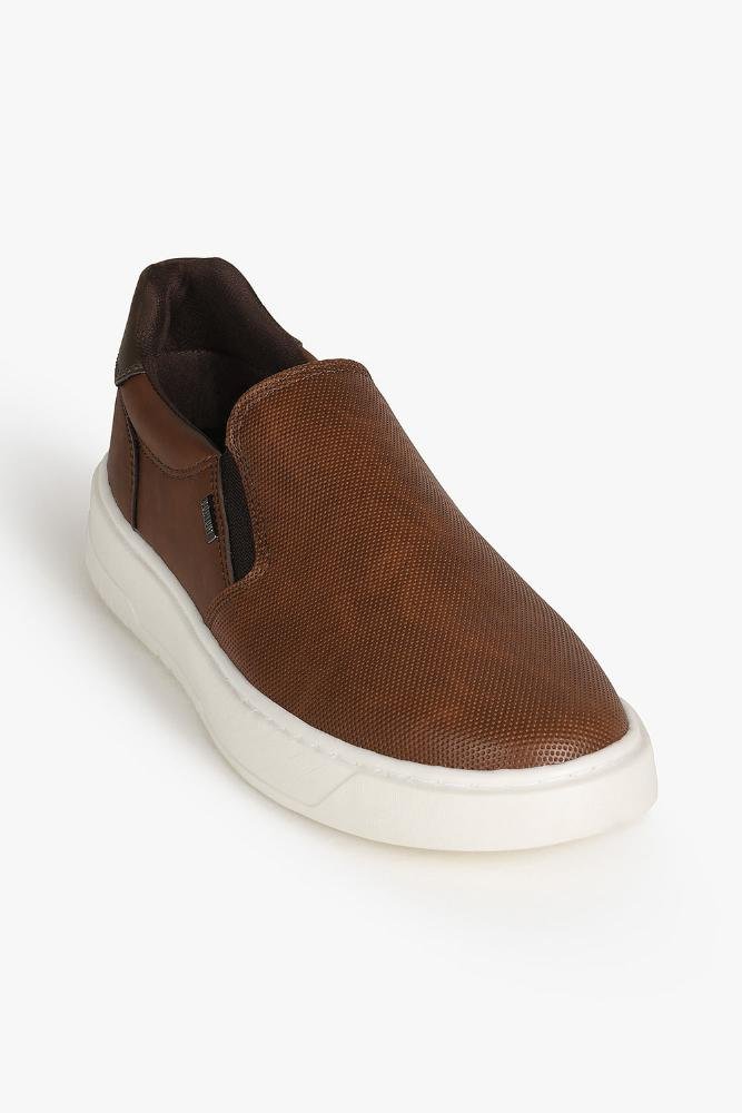 Sapatênis Masculino Fosco Slip On Sanches Marrom 4