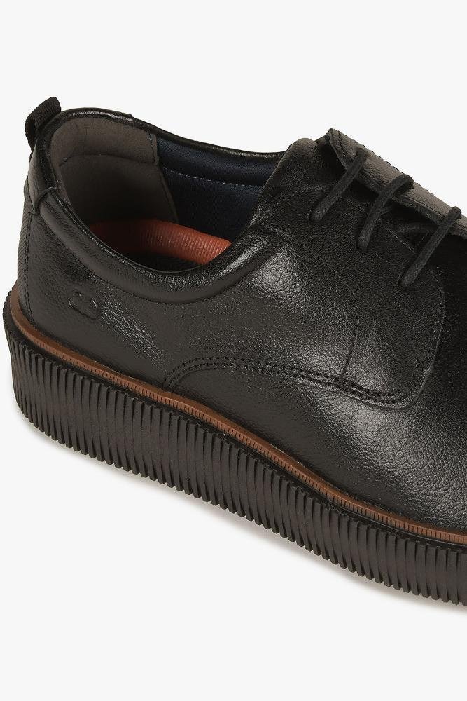 Sapato Casual Masculino Democrata Marino Preto 2