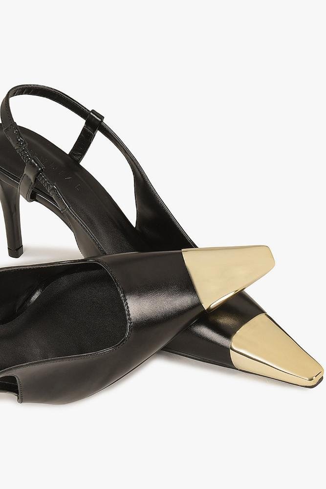 Scarpin Feminino Slingback Mundial Lee Preto 2